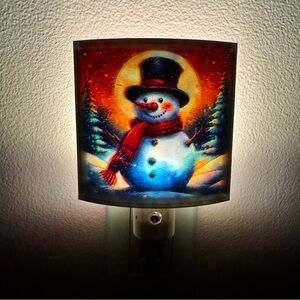 Festive Snowman Night Light